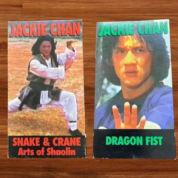 Jackie Chan Double Feature: Snake Crane Arts of Shaolin/Dragon Fist (VHS, 1995) - Picture 1 of 7